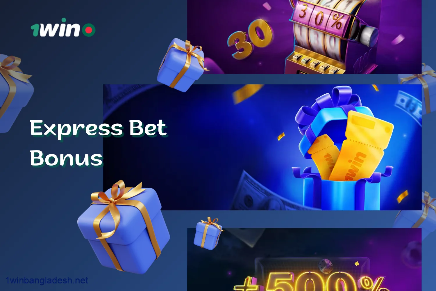 Players from Bangladesh can add 5 or more sporting events to their coupon accumulator, thereby getting a chance to increase their winnings at 1win